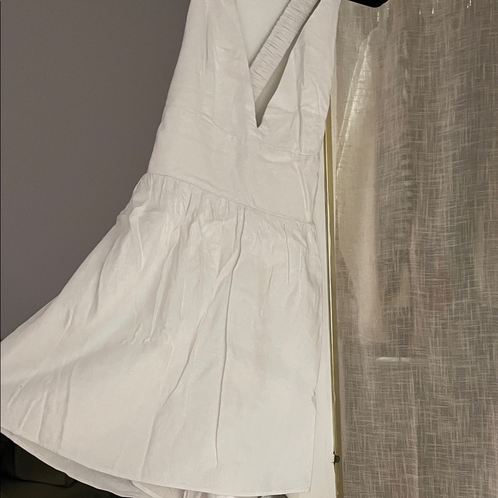 Abercrombie romper White Sleeveless Dress